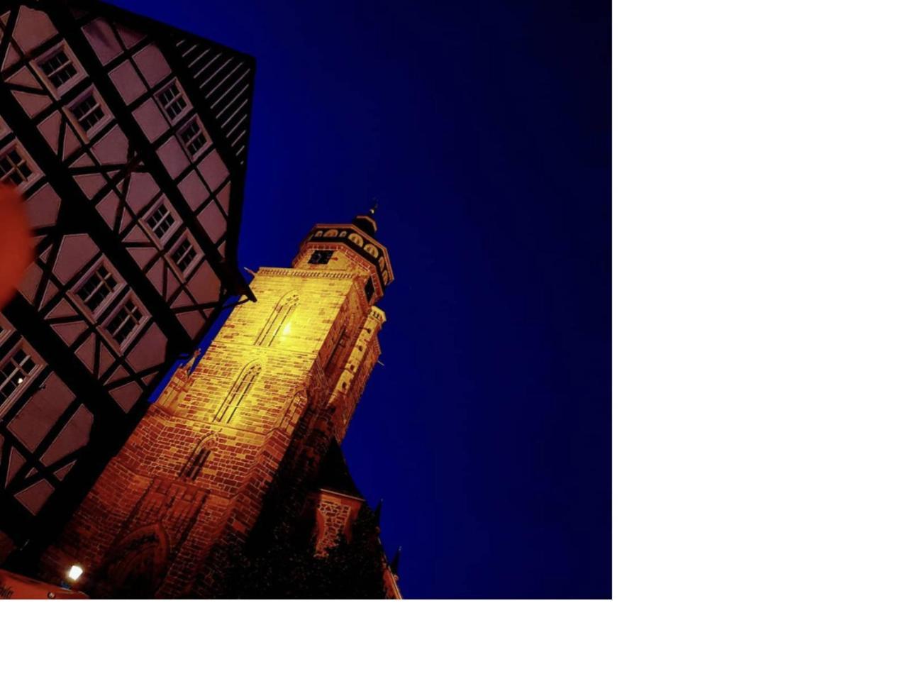 Vintage-Zimmer Burgblick Felsberg 外观 照片